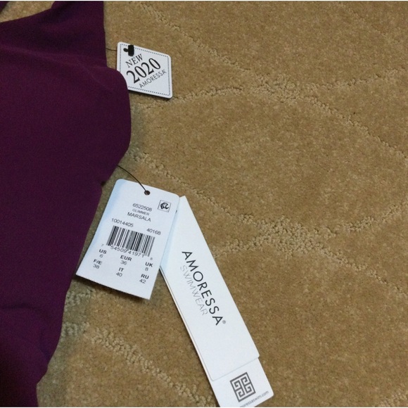 Amoressa NWT Glimmer One-Piece Swimsuit, 6 - Picture 4 of 11